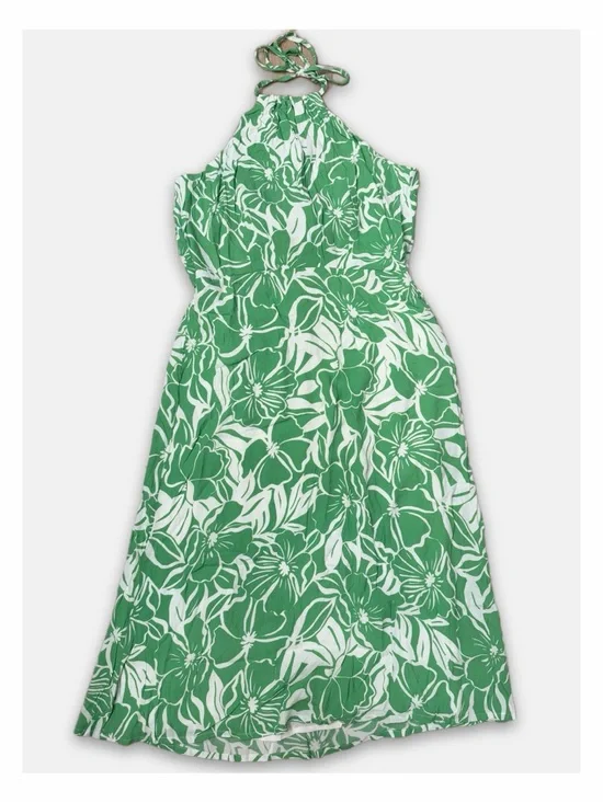 Faithfull the Brand Taormina Midi Dress Women's XL Crepe Resortwear Vacation - Picture 3 of 12